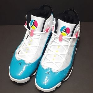 NWT AIR JORDAN 6 RING GS SOUTH BEACH MEN'S SIZE 12